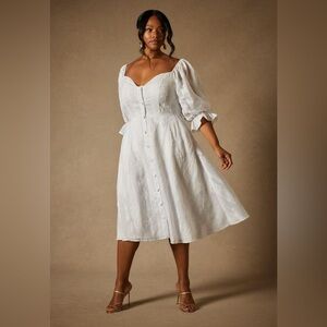 Bridal By Eloquii Sweetheart Neck Dress - New - Size 28